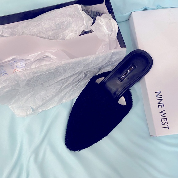 Brand new Nine West black Furzy2 size 7M - Picture 1 of 6